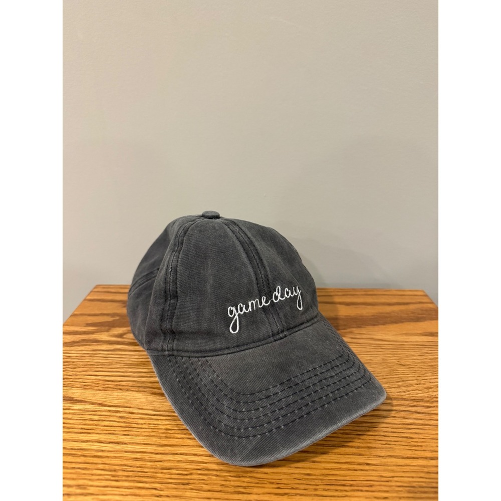 David And Young Baseball Cap Game Day OSFM Charcoal Gray Women
